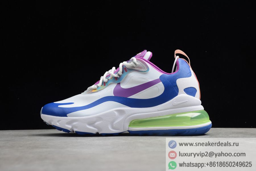 Nike Air Max 270 React Easter Royal Blue CW0630-100 Unisex Shoes